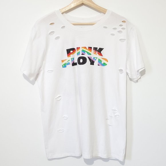Pink Floyd World Tour 73 Ripped Tee XL - Picture 1 of 7